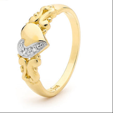 Diamond Heart Ring