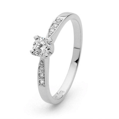 White Gold Diamond Ring