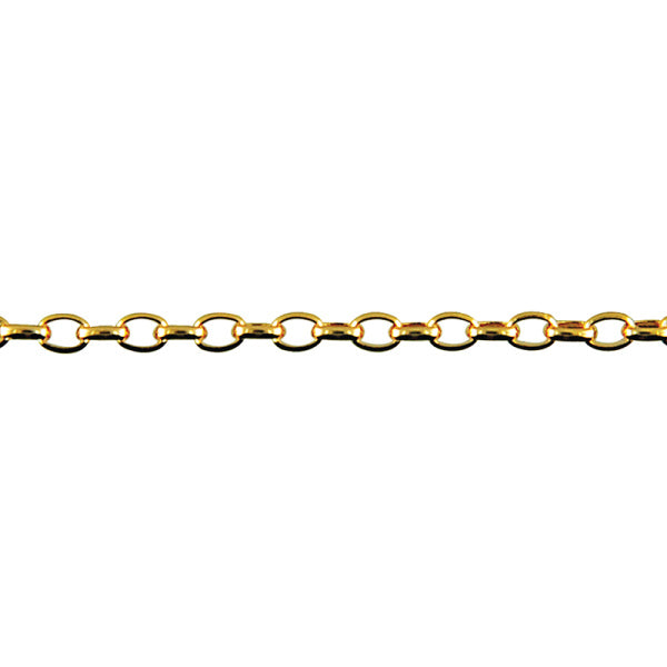 9CT OVAL BELCHER ANKLET
