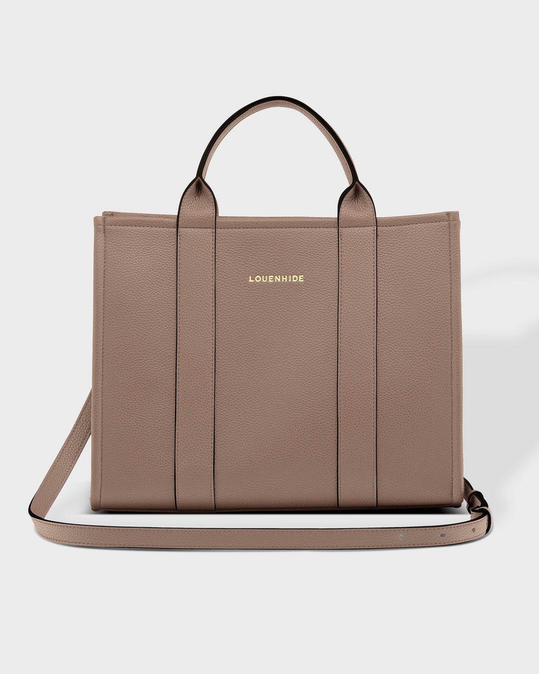 LOUENHIDE MANHATTAN TOTE BAG COFFEE