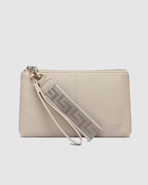 LOUENHIDE MIMI CLUTCH BISCOTTI