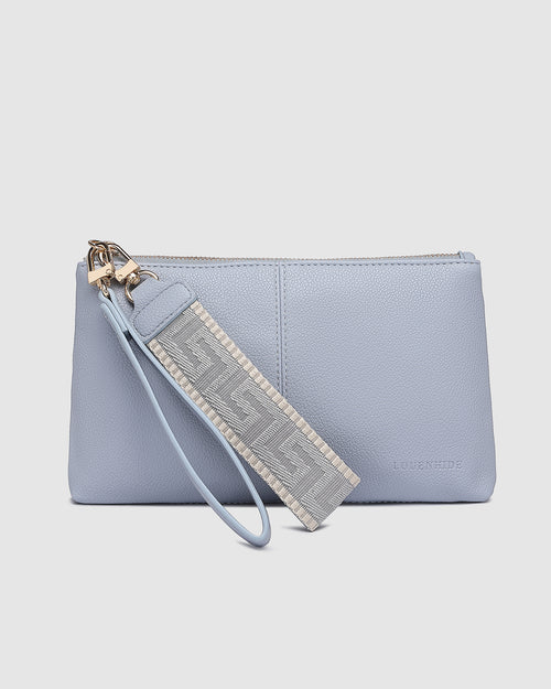 LOUENHIDE MIMI CLUTCH CLOUDY BLUE