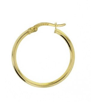 9CT SILVER FILLED HOOP EARRINGS