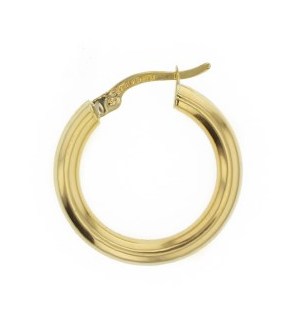9CT SILVER FILLED HOOP EARRINGS