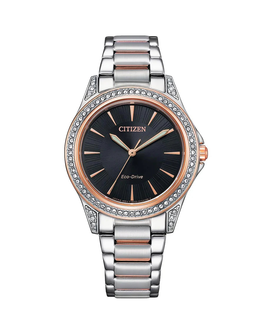 CITIZEN LDS ECO DRIVE BRLT SSTT WR
