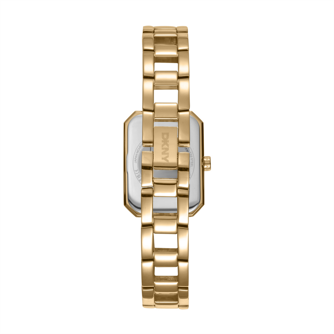 DKNY UPTOWN MIDI GOLD WATCH BLACK DIAL