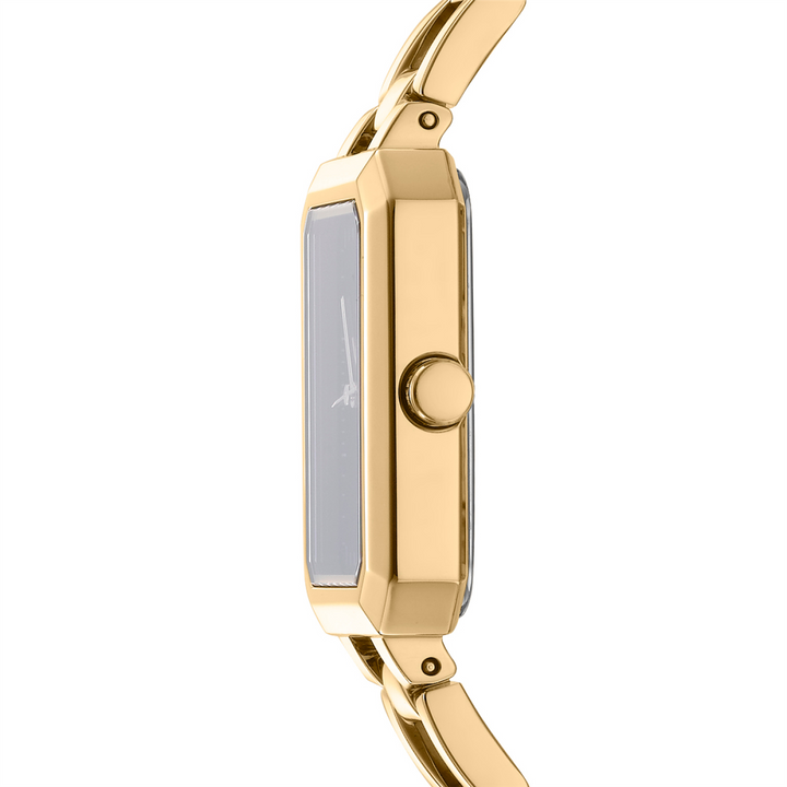 DKNY UPTOWN MIDI GOLD WATCH BLACK DIAL
