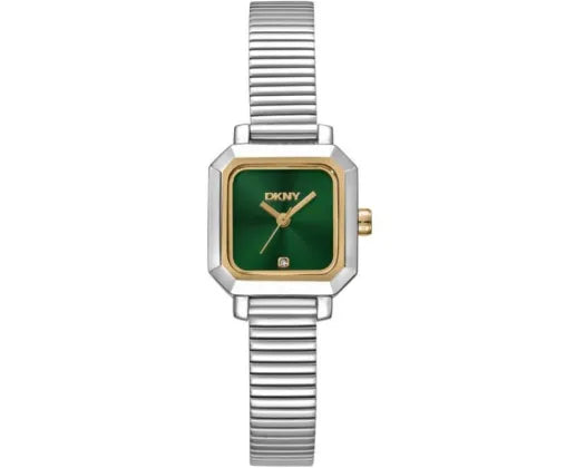 DKNY EVERYDAY DARK GREEN DI SS BL WATCH