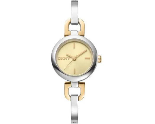 DKNY CHAMPAGNE DI TT HALF BANGLE BL WATCH