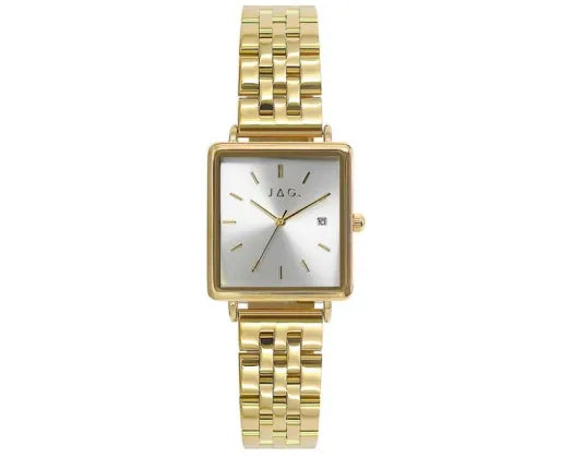 JAG SOLUS SILVER DIAL IPG BRACELET WATCH