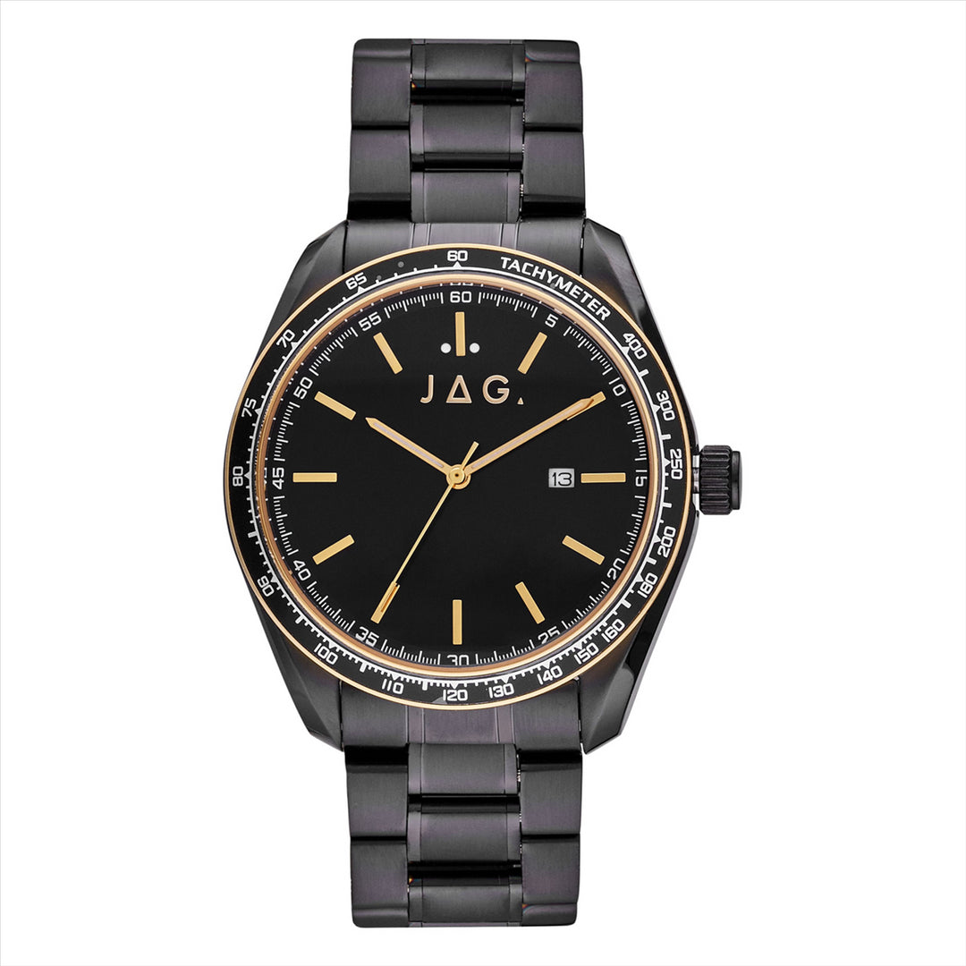 JAG LONSDALE BLK DIAL 44MM BRACELET WATCH