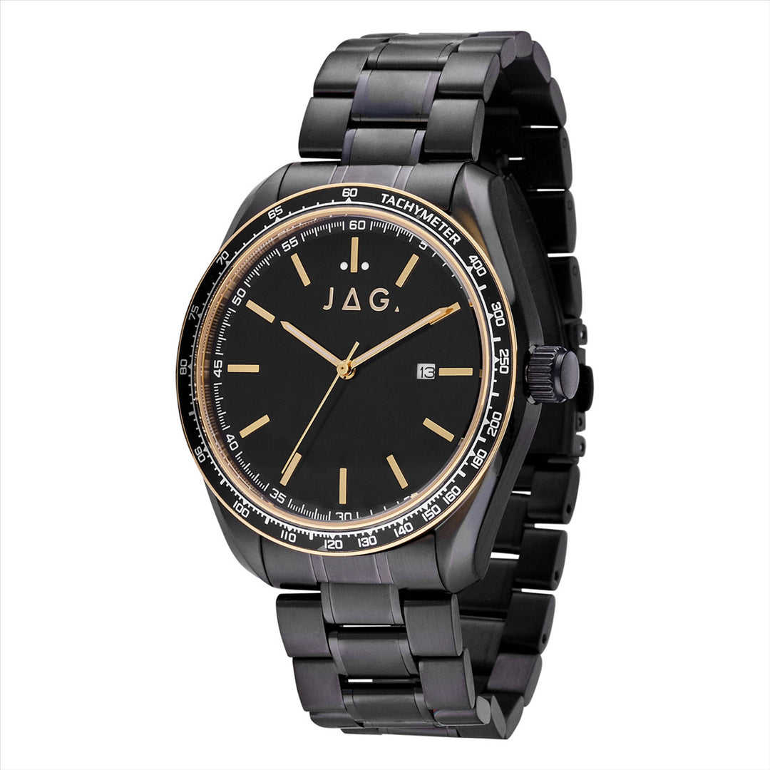 JAG LONSDALE BLK DIAL 44MM BRACELET WATCH