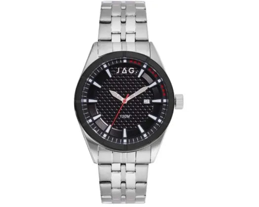 JAG FORSTER BLACK DIAL IPS 42mm IPS BRACELET WATCH