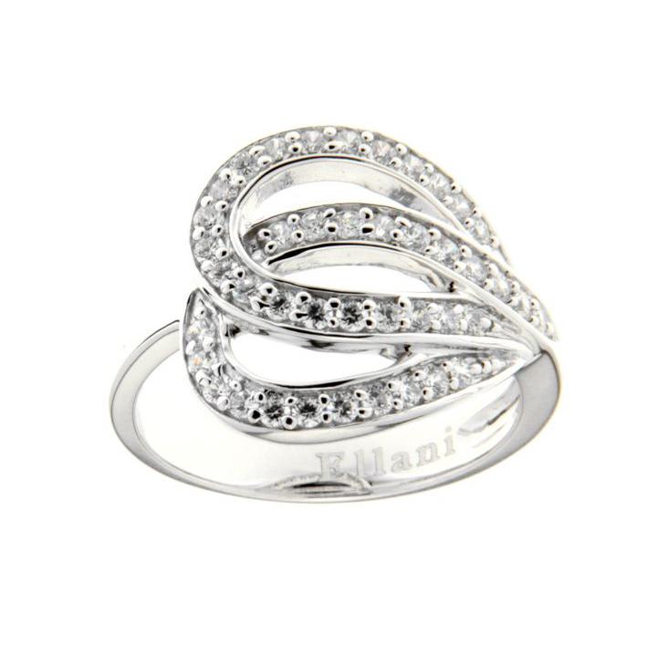 SILVER CZ RING SIZE 8