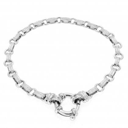 STERLING SILVER HANDMADE BRACELET 20cm