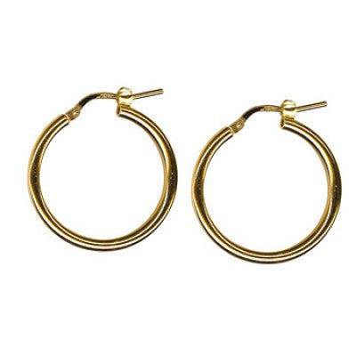 SILVER HOOP EARRINGS