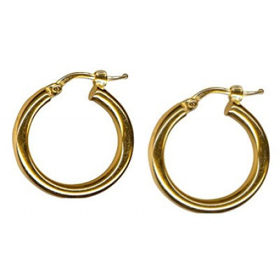 SILVER HOOP EARRINGS