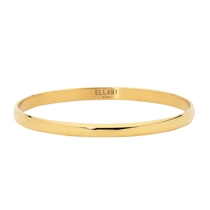 Stainless Steel Gold IP Plating 5mm Bangle