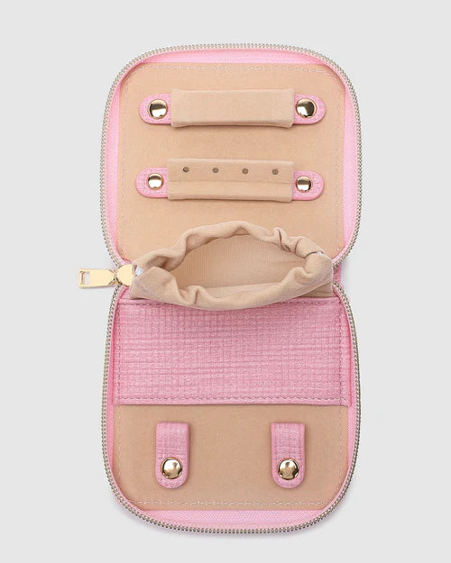 LOUENHIDE JUNIPER JEWELLERY CASE PINK