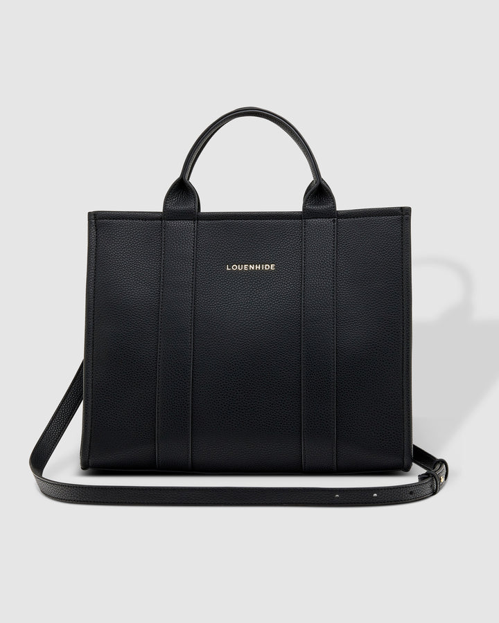 LOUENHIDE MANHATTAN TOTE BAG BLACK