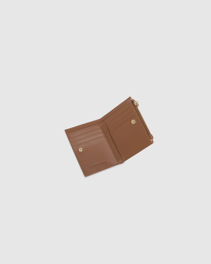 LOUENHIDE LILY WOVEN WALLET - TAN