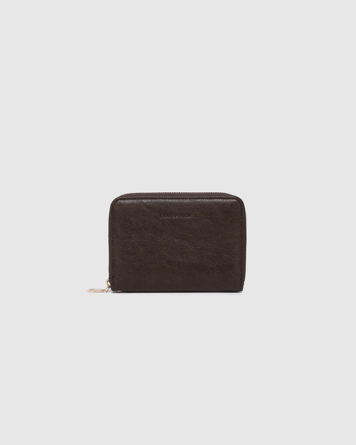 LOUENHIDE EDEN WALLET SADDLE CHOCOLATE