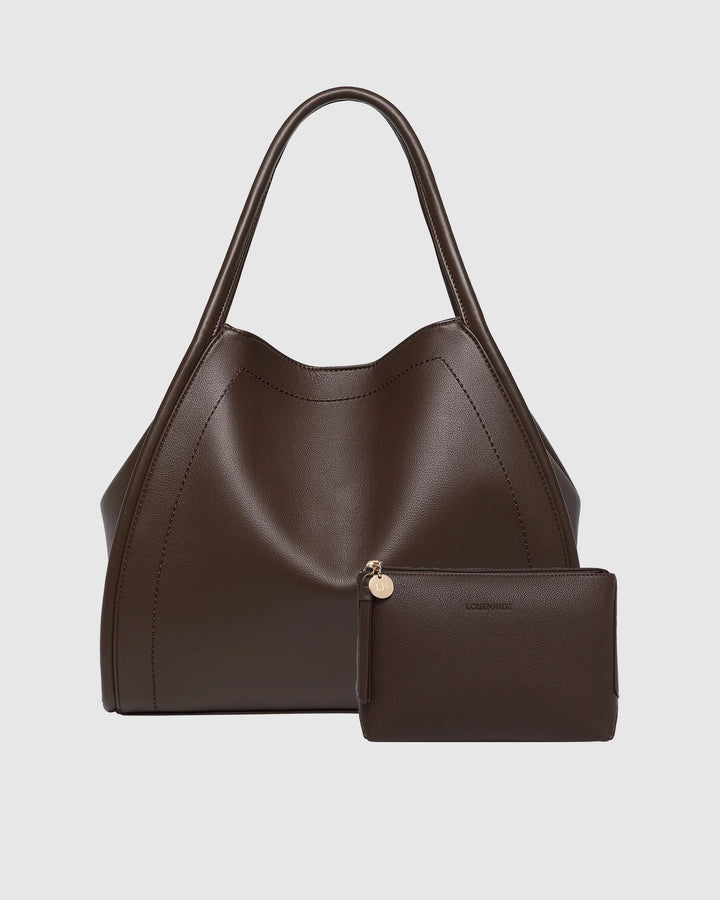 MINI SUTTON & EVERYDAY POUCH SET - CHOCOLATE